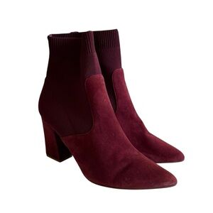 Steve Madden Boots REMY Suede Sock Ankle Booties